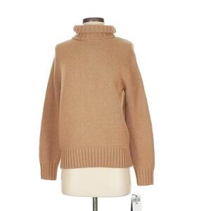 Polo Ralph Lauren  Wool Turtleneck Sweater Camel Melange Size XXS New with tags
